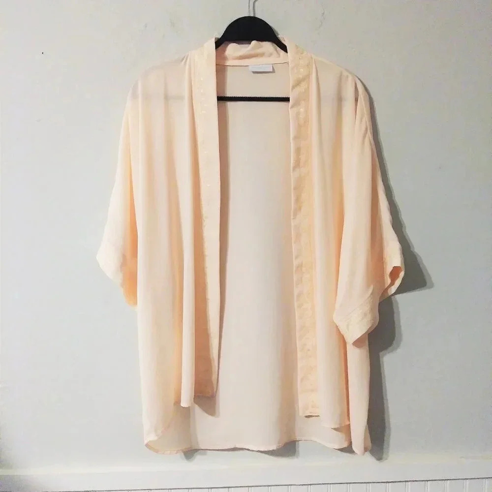 New York & Co Pink Open Cardigan NWT  Large‎